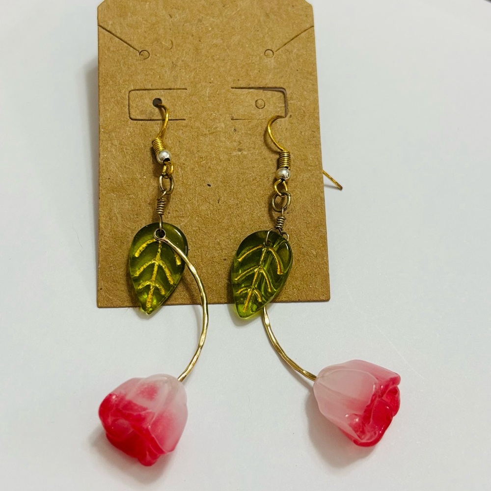 Whimsical Fairy Floral Earrings